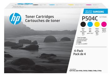 HP Samsung CLT-P504C - 4er-Pack - Schwarz, Gelb, Cyan, Magenta - Original - Tonerpatrone (SU400A) von LumaTech