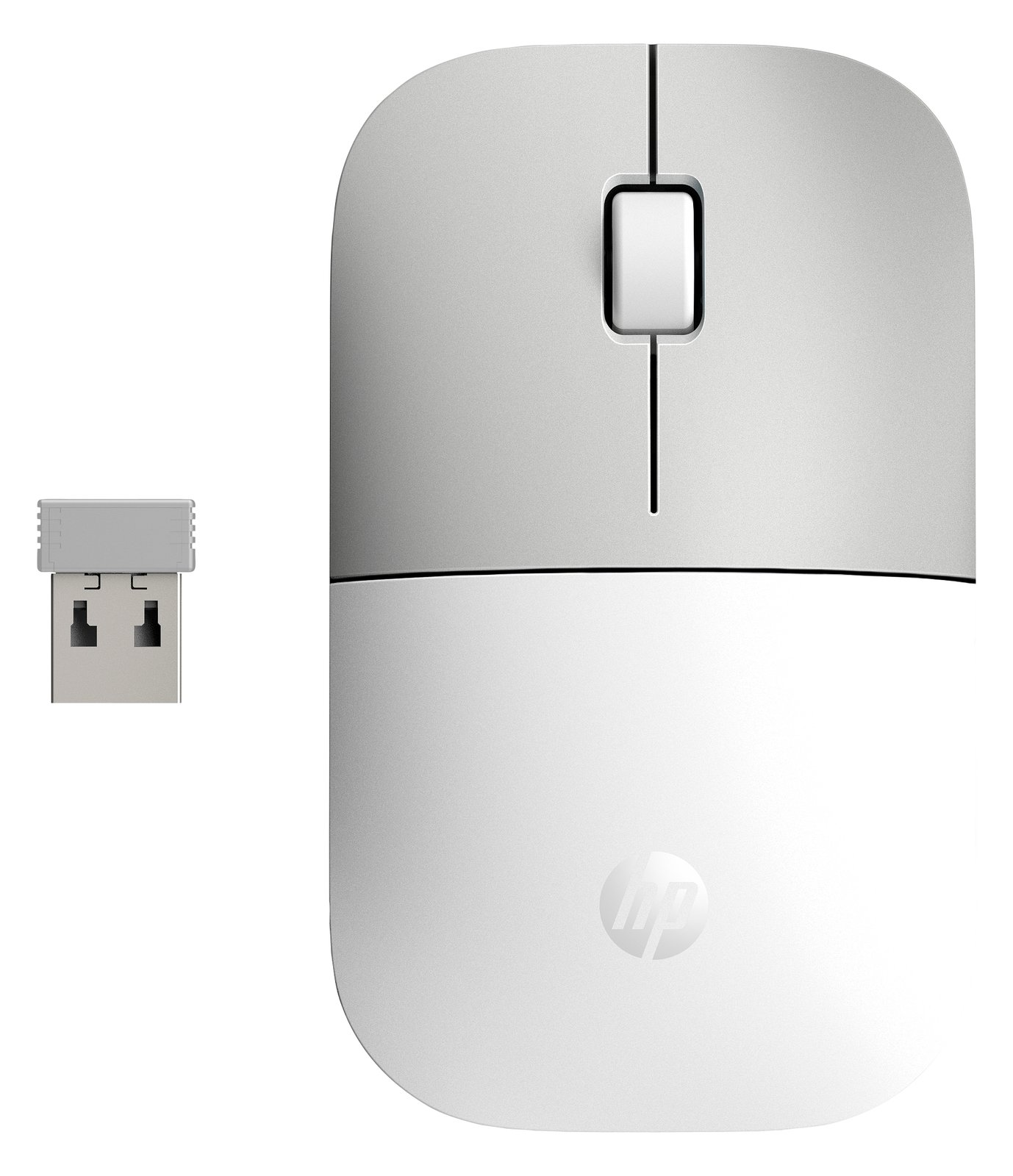 HP Z3700 - Maus - kabellos - 2.4 GHz - kabelloser Empfänger (USB)