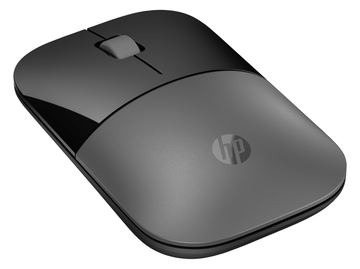 HP Z3700 - Maus - optisch - 3 Tasten - kabellos - Bluetooth 5.0, 2.4 GHz - kabelloser Empfänger (USB) - silber von LumaTech