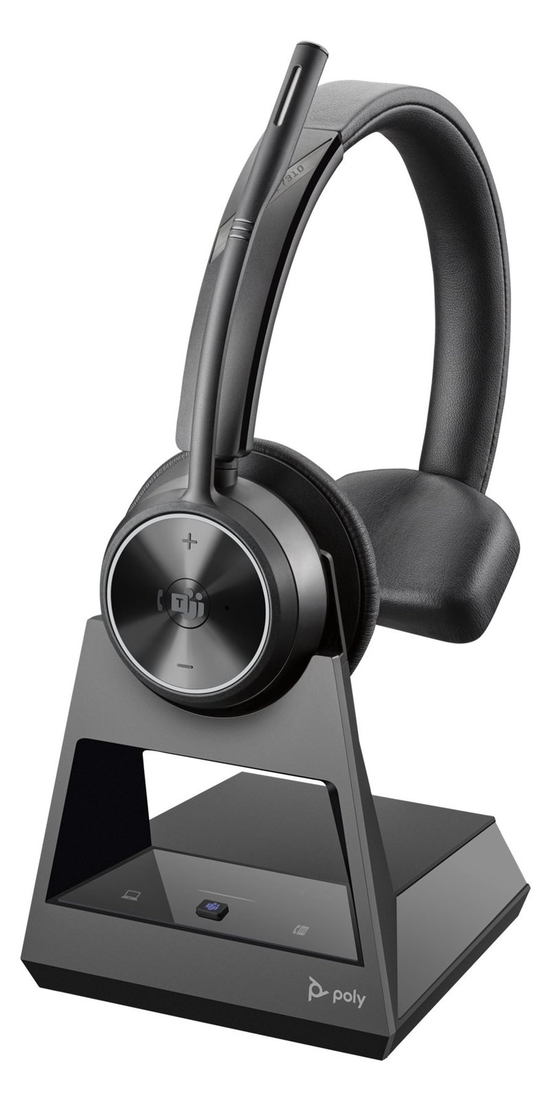 Poly HP Poly Savi 7310-M Office - Savi 7300 series Headset On-Ear DECT kabellos Schwarz