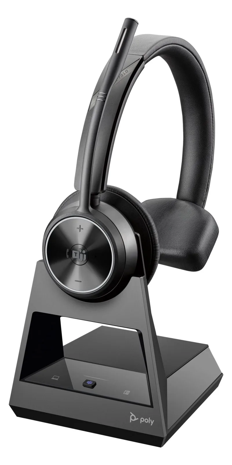 Poly HP Poly Savi 7310-M Office - Savi 7300 series Headset On-Ear DECT kabellos Schwarz, Ansicht 3