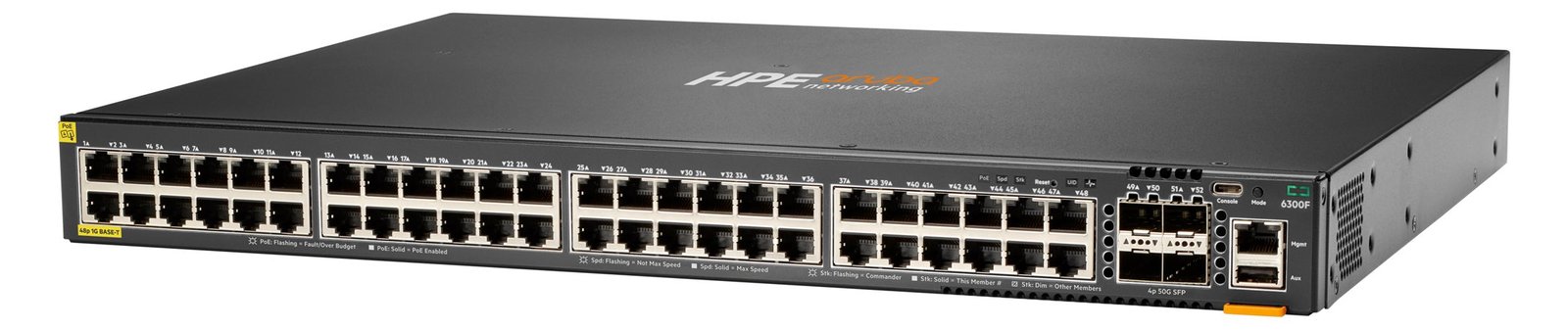 HPE Aruba 6300F - Switch - L3 - managed - 48 x 10/100/1000 (PoE+)
