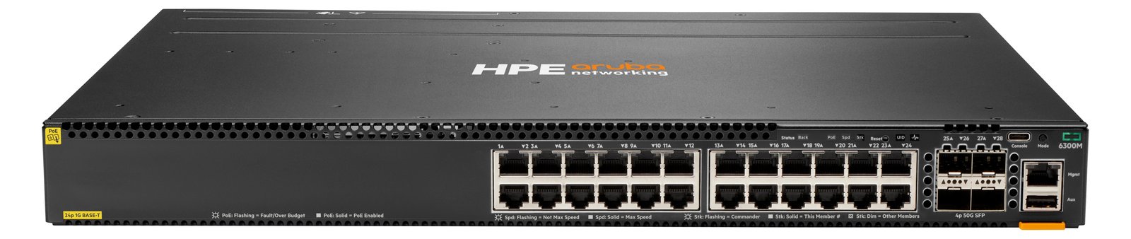 HPE Aruba 6300M - Switch - L3 - managed - 24 x 10/100/1000 (PoE+)