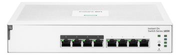 HPE Aruba Instant On 1830 8G 4p Class4 PoE 65W Switch - Switch - Smart - 4 x 10/100/1000 + 4 x 10/100/1000 (PoE+) von LumaTech