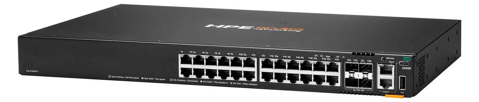 HPE Aruba Networking CX 6200F 24G 4SFP+ Switch