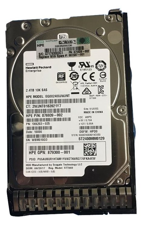 HPE Enterprise - Festplatte - 2.4 TB - Hot-Swap - 2.5 SFF (6.4 cm SFF)