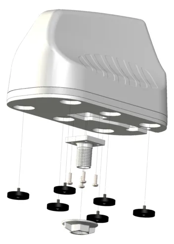 Poynting Antennas MIMO-3-15 - Antenne - Radom - Mobiltelefon, Navigation, Wi-Fi - 1 dBi (für 410 - 470 MHz), Ansicht 3