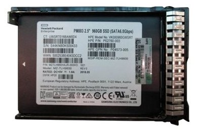 HPE SSD - 960 GB - Hot-Swap - 2.5 SFF (6.4 cm SFF)