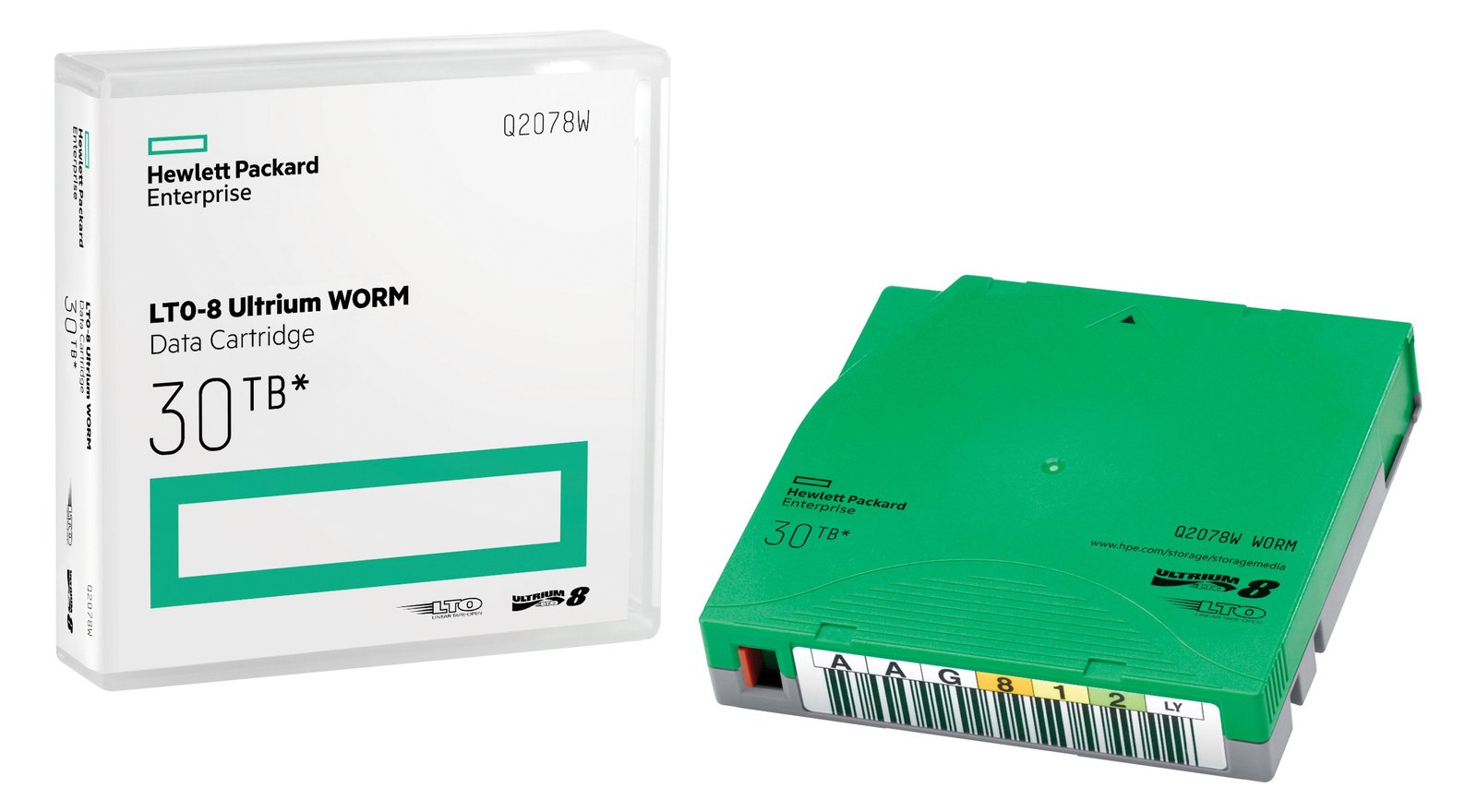 HPE Ultrium WORM Data Cartridge - LTO Ultrium WORM 8
