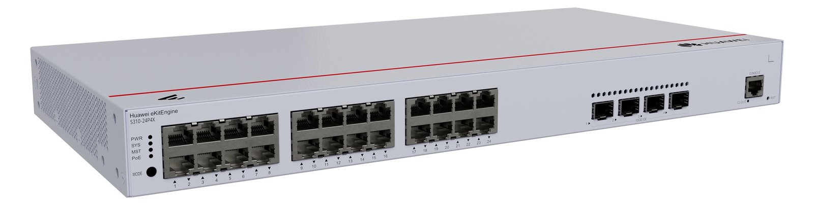 Huawei eKitEngine S310 Series S310-24P4X - Switch - L2+ - managed - 24 x 10/100/1000 (PoE+)