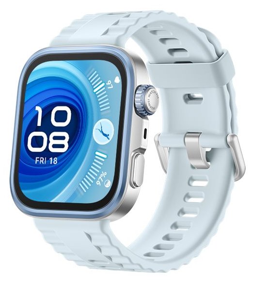 Huawei Watch Fit 4 Pro - Aluminiumlegierung - intelligente Uhr mit Riemen - Blau - Handgelenk: 130-210mm - Anzeige 1.82