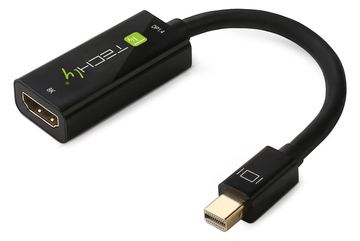 IC Intracom Adapter Mini DisplayPort M 1.4 auf HDMI F 8K schwarz - Adapter - Digital/Display/Video von LumaTech