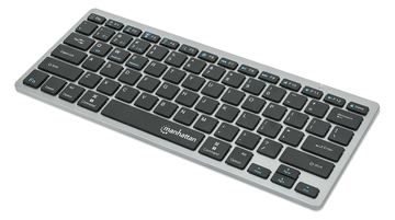 IC Intracom Manhattan Ultra Slim Dual-Mode - Tastatur - kabellos - TL: Deutsch, QWERTZ von LumaTech