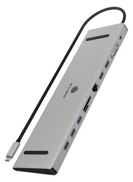 ICY BOX Dockingstation USB-C -> HDMI/VGA/USB-A/USB-C/3.5mm von LumaTech