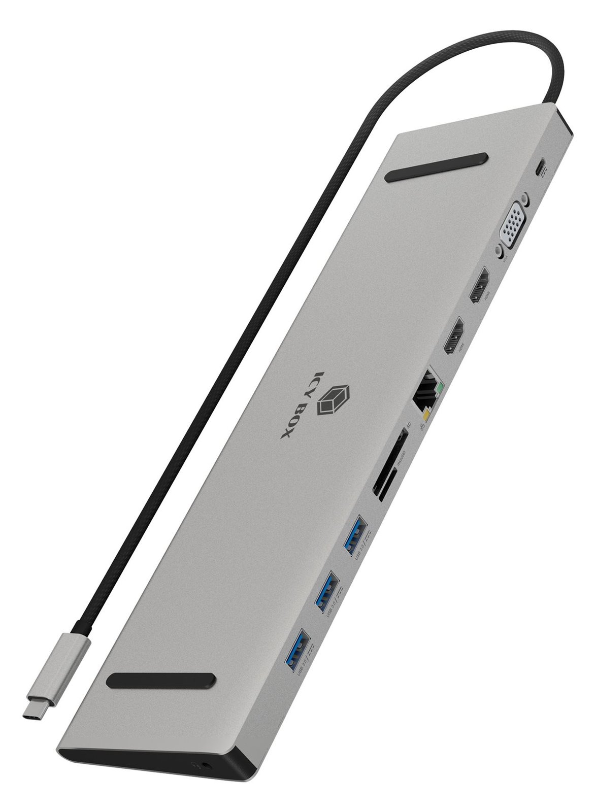 ICY BOX Dockingstation USB-C -> HDMI/VGA/USB-A/USB-C/3.5mm