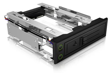 ICY BOX IB-166SSK-B - Mobiles Speicher-Rack - 3.5 (8.9 cm) von LumaTech