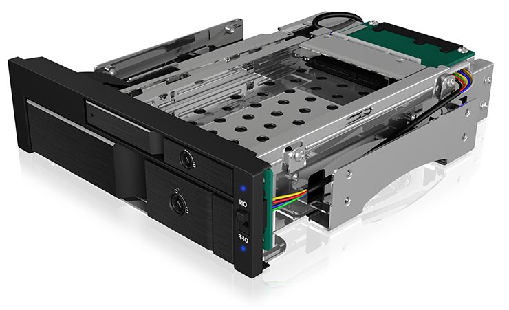 ICY BOX IB-173SSK - Mobiles Speicher-Rack - 2.5, 3.5 (6.4 cm, 8.9 cm)