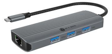 ICY BOX IB-DK4034a-CPD - Dockingstation - USB-C 3.2 Gen 1 von LumaTech