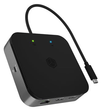 ICY BOX IB-DK408-C41 - Dockingstation - USB-C 3.2 Gen 2 / Thunderbolt 3 / Thunderbolt 4 von LumaTech