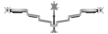 ICY BOX IB-MS505-TI - Befestigungskit - für 3 Monitore - Aluminium - Schwarz, Silber von LumaTech