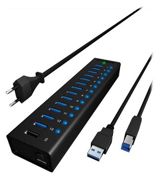 ICY BOX ICY BOX IB-AC6113 - Hub - 13 x SuperSpeed USB 3.0 von LumaTech