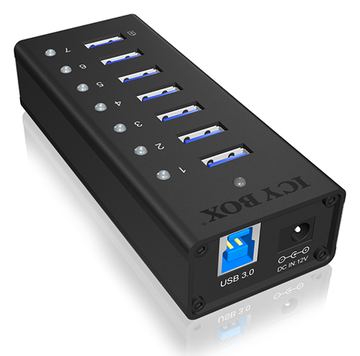 ICY BOX ICY BOX IB-AC618 - Hub - 7 x SuperSpeed USB 3.0 von LumaTech