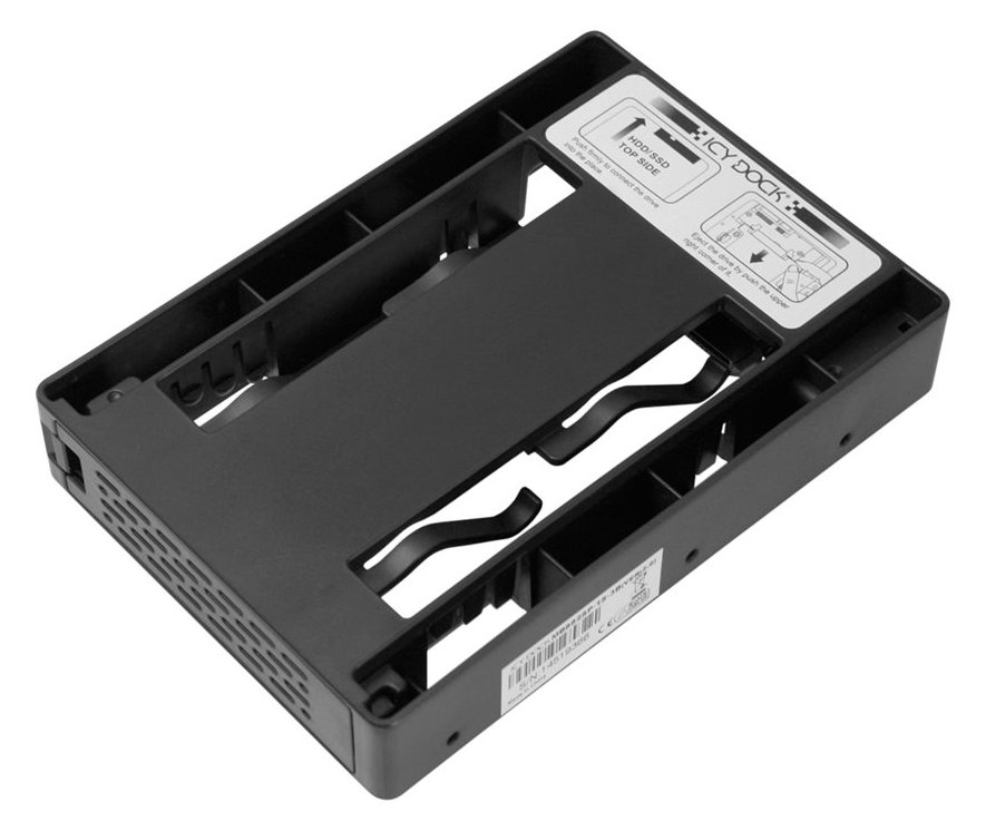 Icy Dock EZConvert Air Lite MB882SP-1S-3B - Laufwerksschachtadapter - 3,5 auf 2,5 (8.9 cm to 6.4 cm)