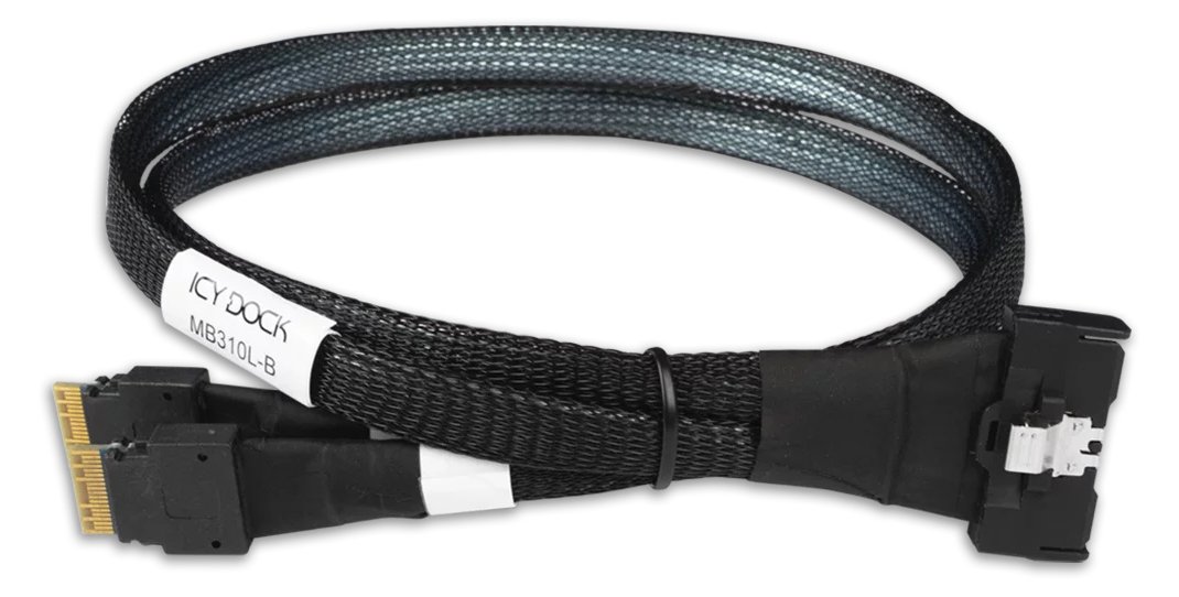 Icy Dock Kabel MCIO 8i SFF-TA-1016 to 2x SlimSAS 4i - Kabel