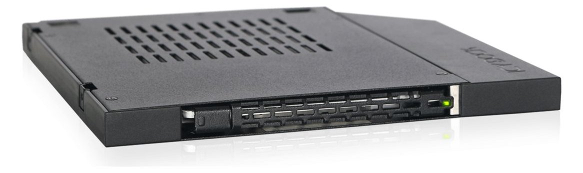 Icy Dock ToughArmor MB411SPO-2B - Laufwerksschachtadapter - 5,25 extrem dünn bis 2,5 (13,3 cm extrem dünn bis 6,4 cm)