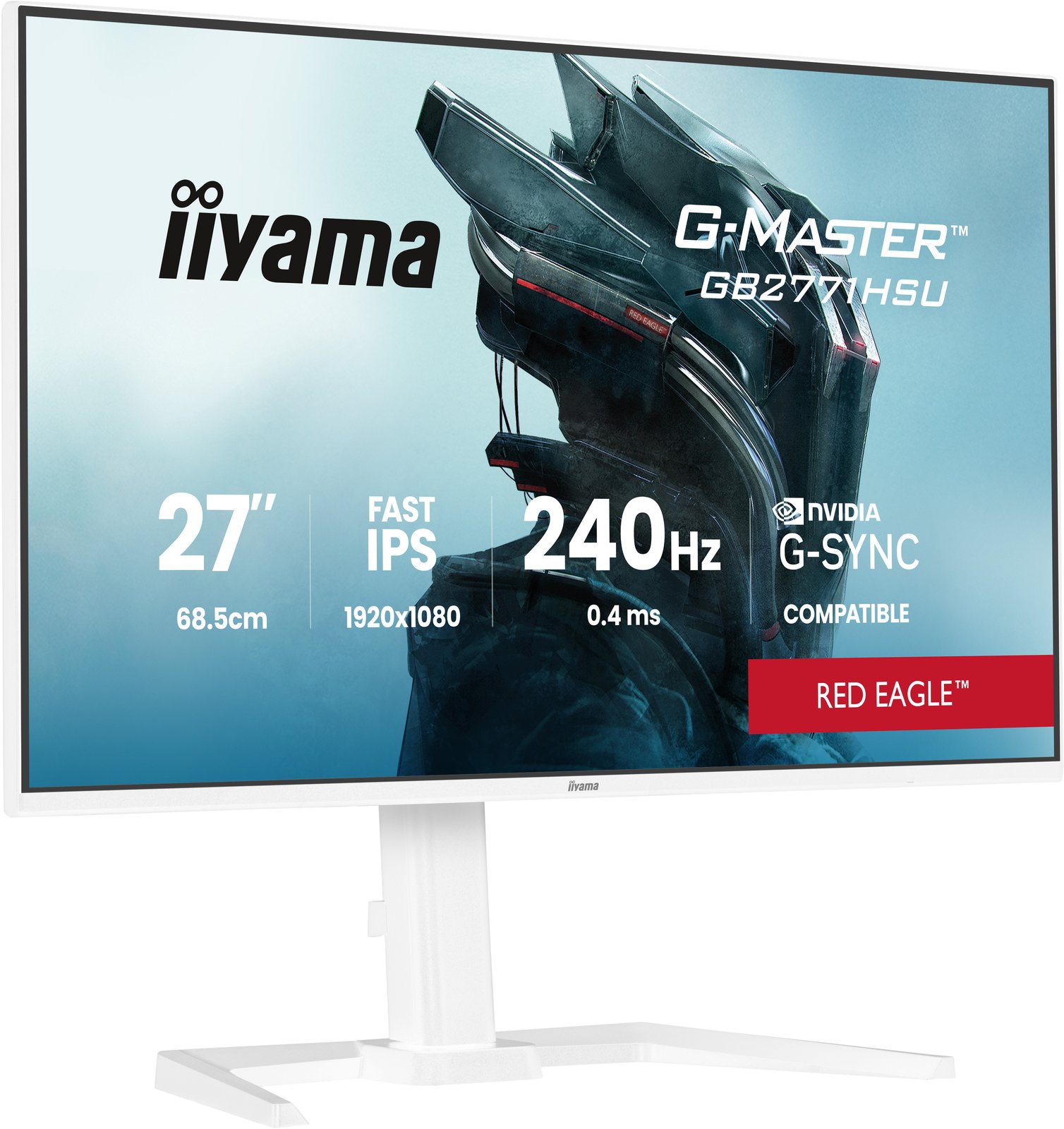 Iiyama GB2771HSU-W1 27 FHD IPS - Flachbildschirm (TFT/LCD) - 68,6 cm