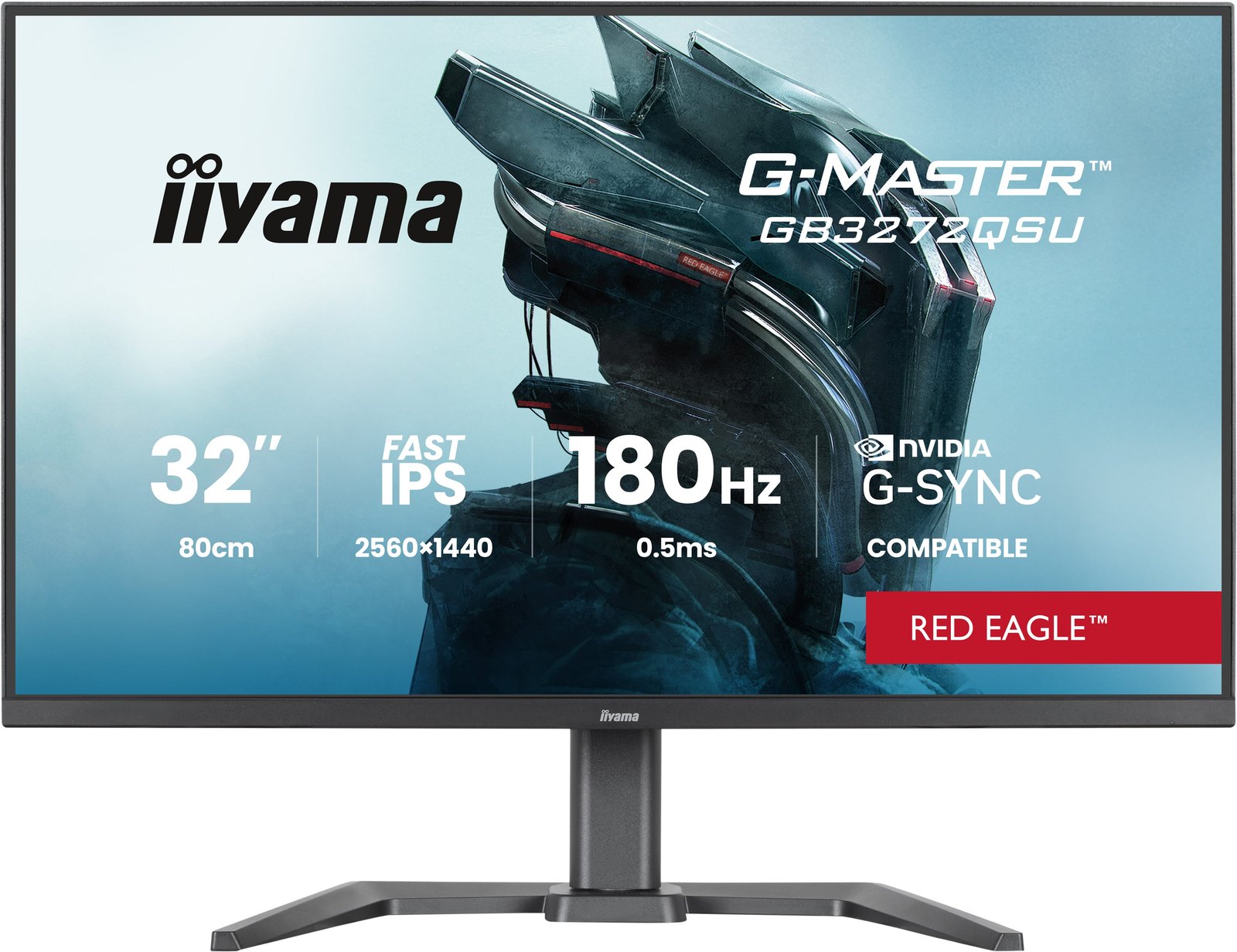Iiyama G-Master GB3272QSU-B1 Gaming Monitor 32 - Flachbildschirm (TFT/LCD) - 80 cm