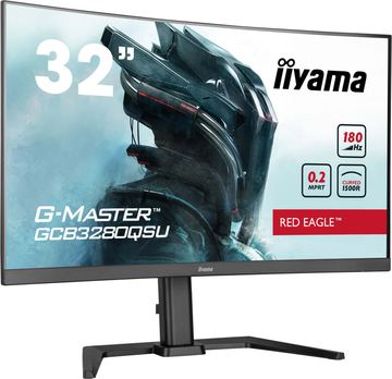 Iiyama G-MASTER Red Eagle GCB3280QSU-B2 - LED-Monitor - Gaming - gebogen - 81.3 cm (32) von LumaTech