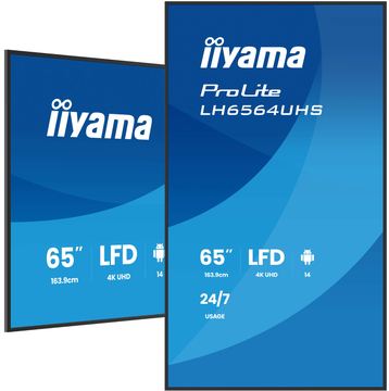 Iiyama LH6564UHS-B1AG 65 IN LCD UHD - Flachbildschirm (TFT/LCD) - 165,1 cm von LumaTech