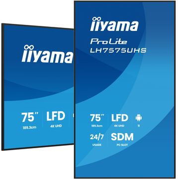 Iiyama ProLite LH7575UHS-B2AG - 190 cm (75) Diagonalklasse (189.3 cm (74.5) von LumaTech