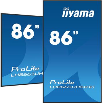 Iiyama ProLite LH8665UHSB-B1 - 218 cm (86) Diagonalklasse LCD-Display mit LED-Hintergrundbeleuchtung - Digital Signage von LumaTech