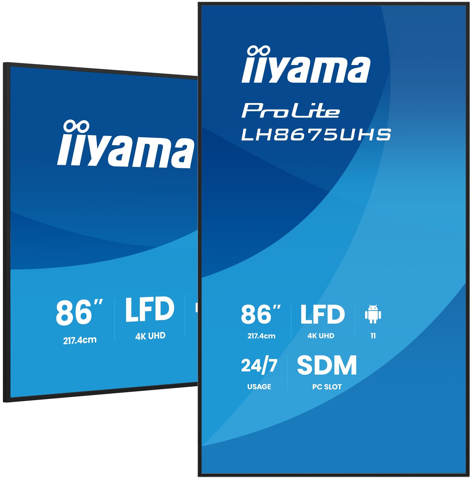 Iiyama ProLite LH8675UHS-B2AG - 218 cm (86) Diagonalklasse (217 cm (85.6)
