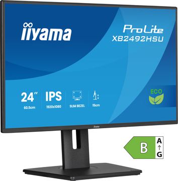 Iiyama ProLite XB2492HSU-B1 - LED-Monitor - 61 cm (24) von LumaTech
