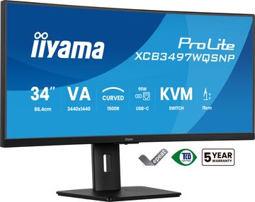 Iiyama ProLite XCB3497WQSNP-B1 - LED-Monitor - gebogen - 86.4 cm (34) von LumaTech