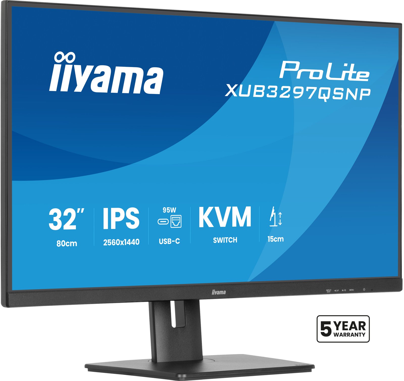 Iiyama ProLite XUB3297QSNP-B1 - LED-Monitor - 81.3 cm (32)