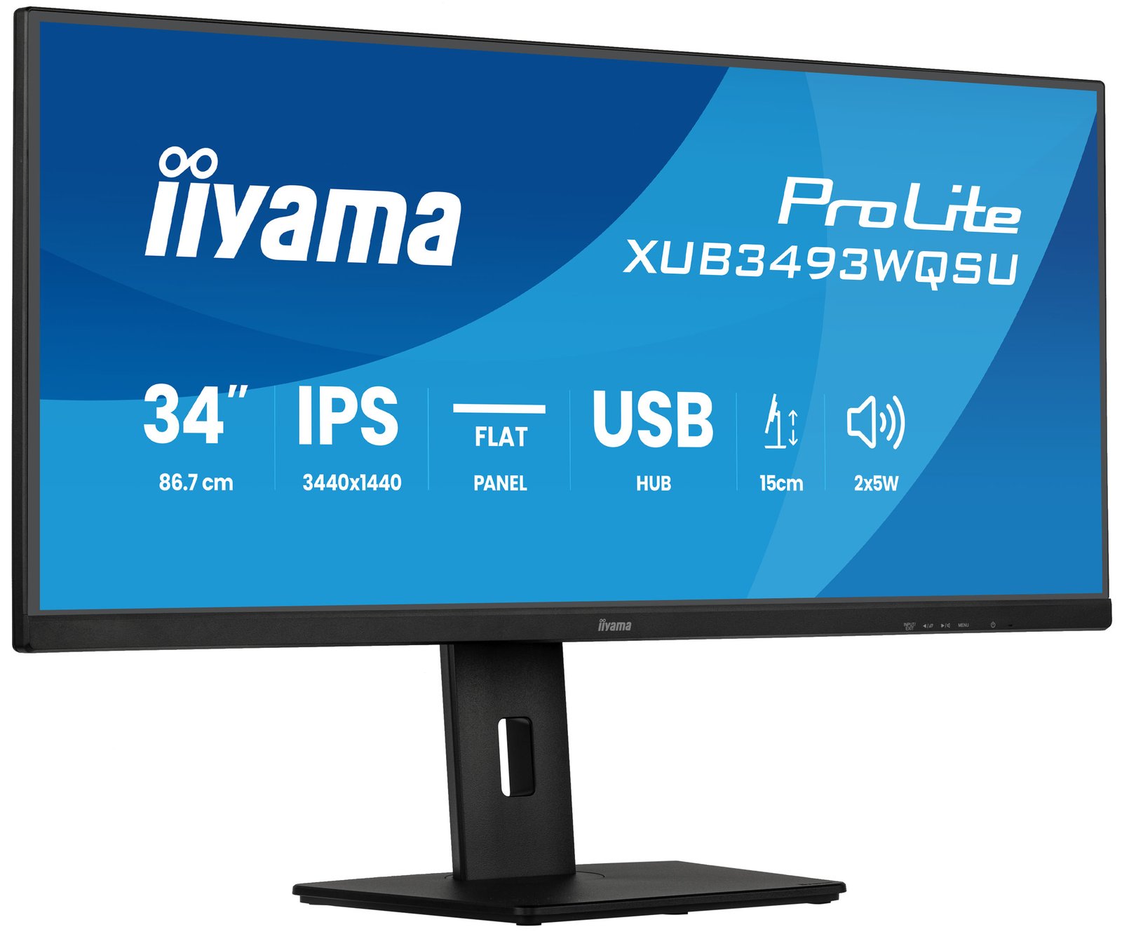 Iiyama ProLite XUB3493WQSU-B6 - LED-Monitor - 86.4 cm (34)