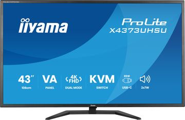 Iiyama X4373UHSU-B2 43 UHD USB-C Black - Flachbildschirm (TFT/LCD) - 109,2 cm von LumaTech
