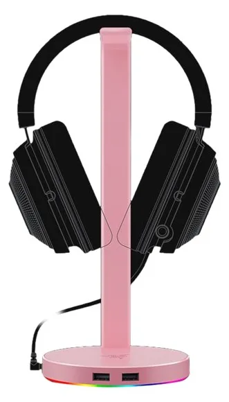 Razer Base Station V2 Chroma - Ständer für Kopfhörer, Headset - rosa, Ansicht 2