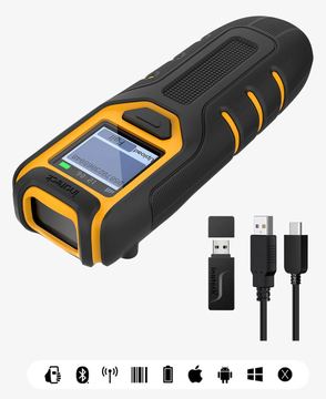 Inateck Barcodescanner 47 black[BCST-47_black] - Barcode-Scanner - Bluetooth 5 von LumaTech
