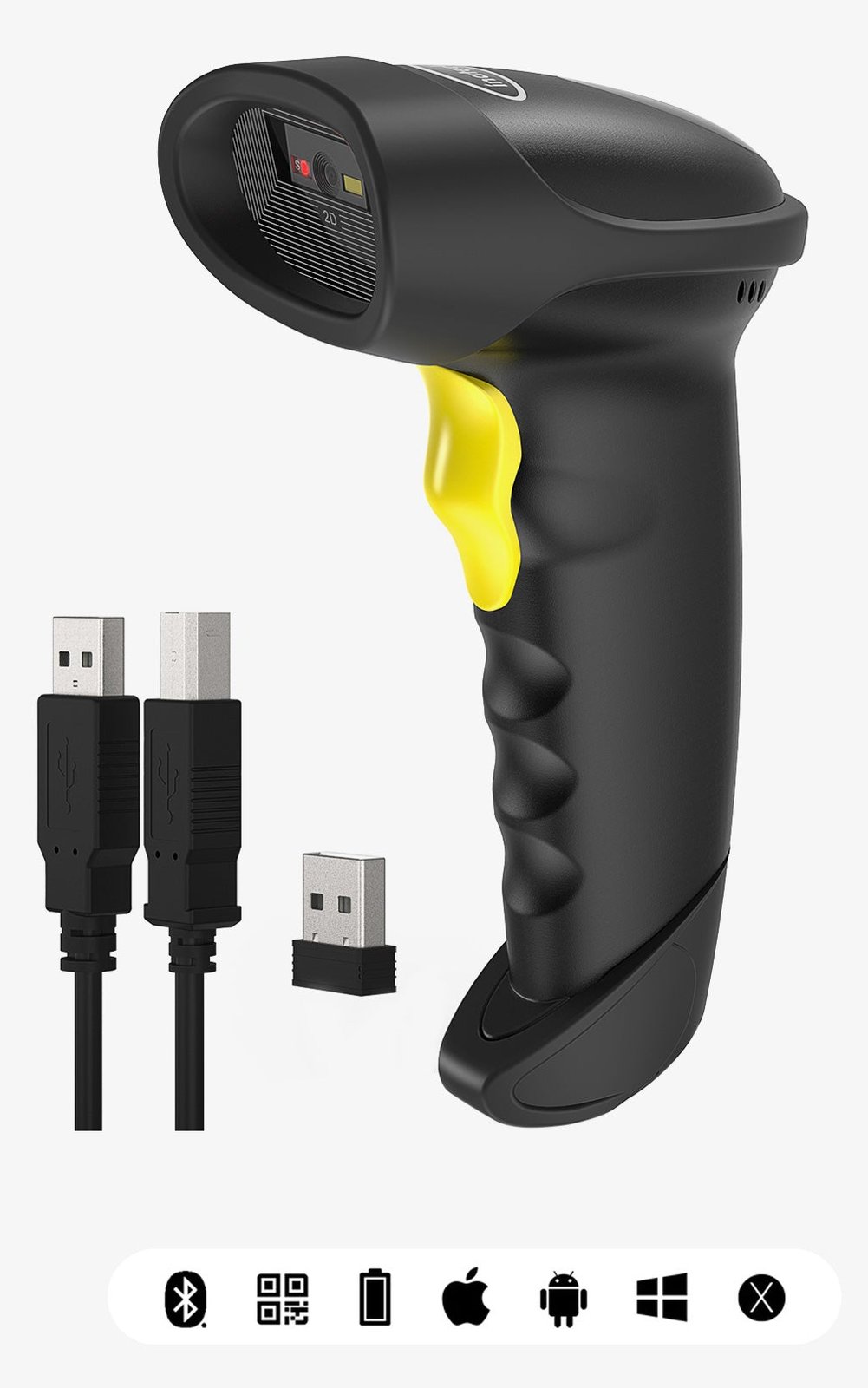 Inateck Barcodescanner 50 black[BCST-50_black] - Barcode-Scanner
