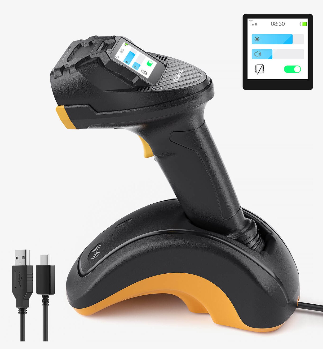 Inateck Barcodescanner Pro 8 black[Pro 8_black]