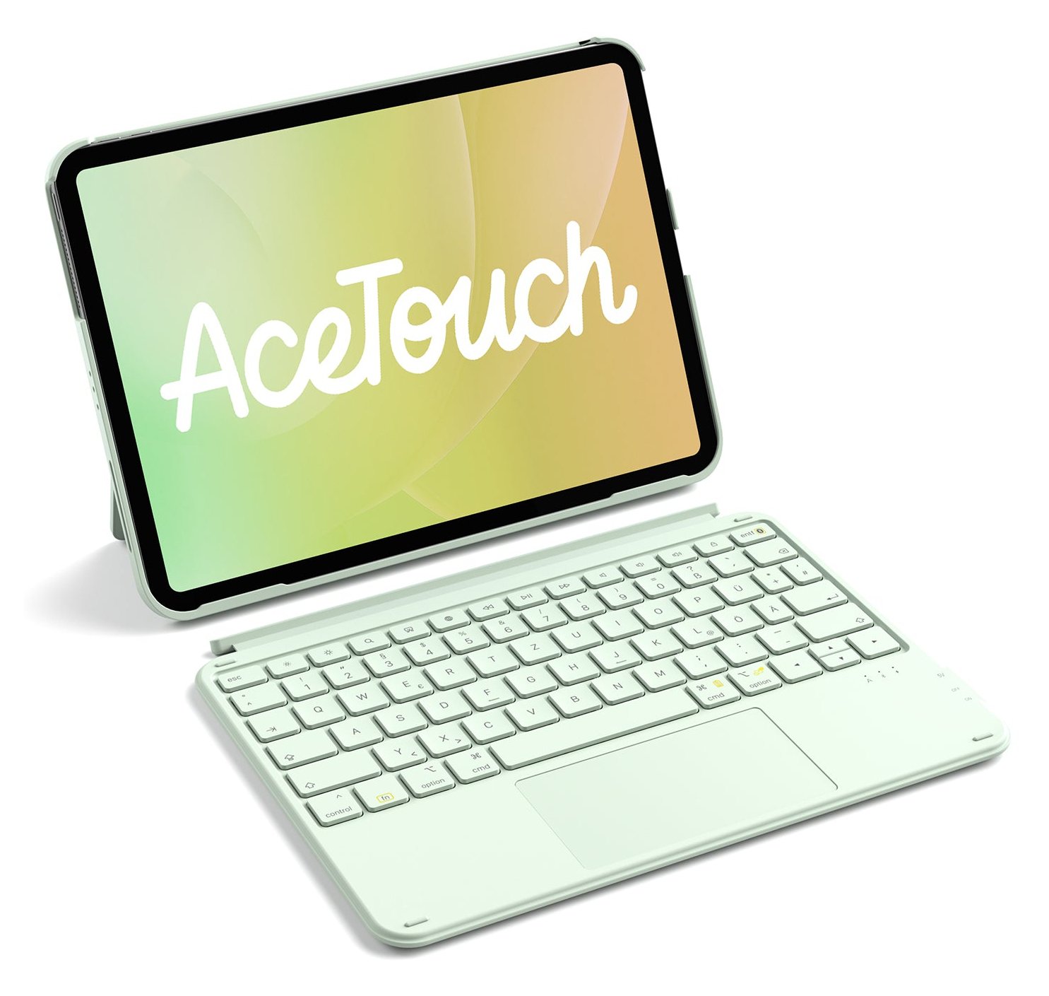 Inateck Keyboard iPad 11 Air 4/5Gen Com. green - Tastatur - TL: Deutsch, QWERTZ