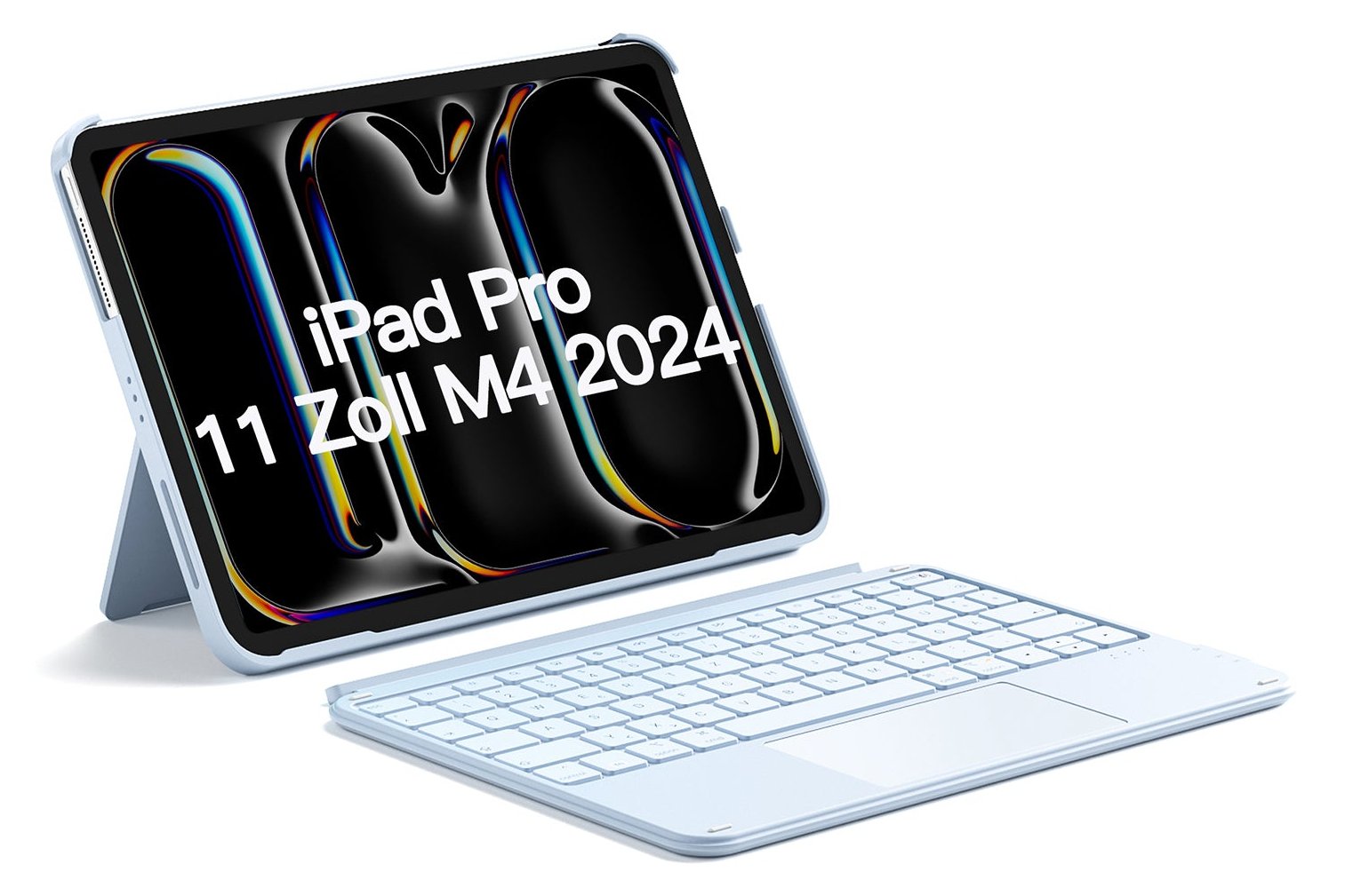 Inateck Keyboard iPad 11 blue 10th Gen. Compatible - Tastatur - TL: Deutsch, QWERTZ