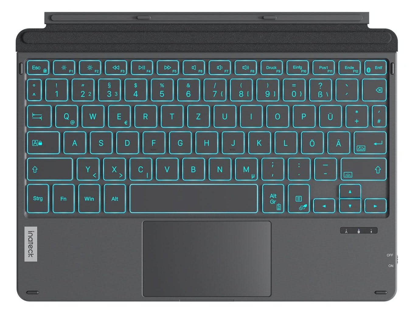 Inateck Keyboard Surface gray GO 1-4 Compatible