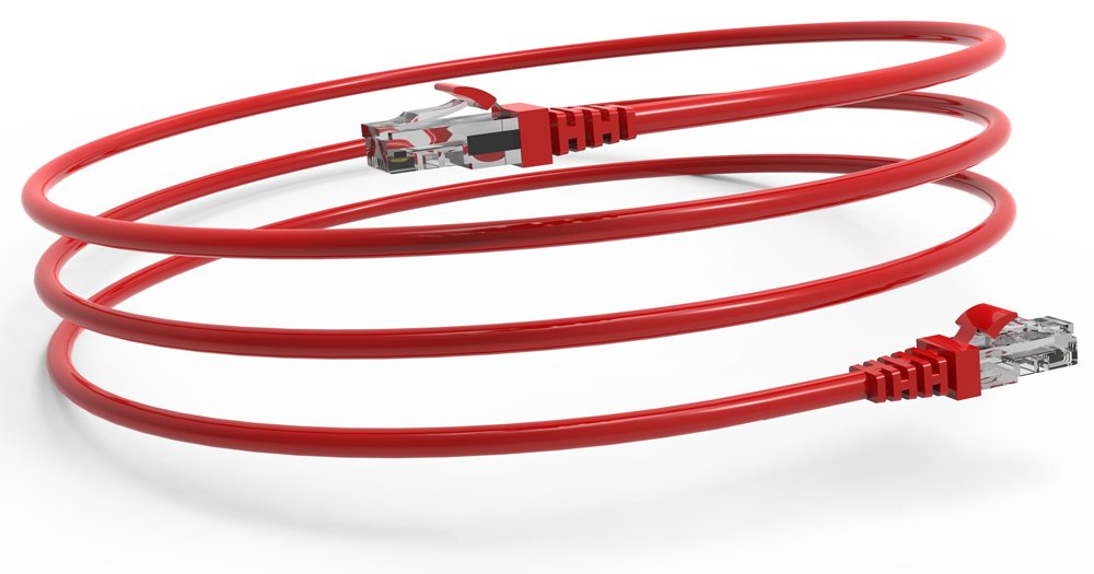 INCA CAT6 RJ45 2 m - 2 m - Cat6 - U/UTP (UTP) - RJ-45 - RJ-45 - Rot