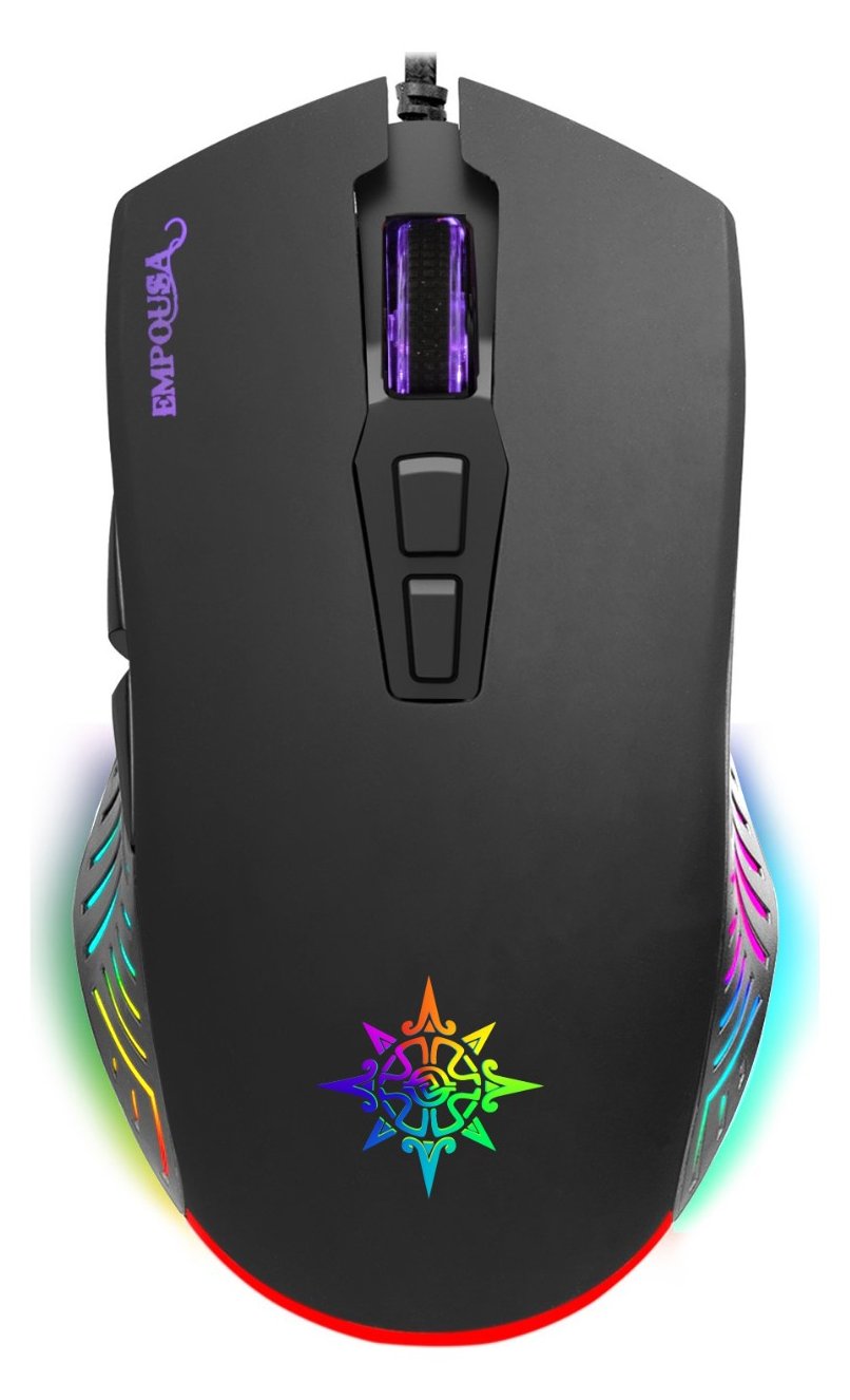 INCA IMG-309 - Beidhändig - USB Typ-A - 7200 DPI - Schwarz